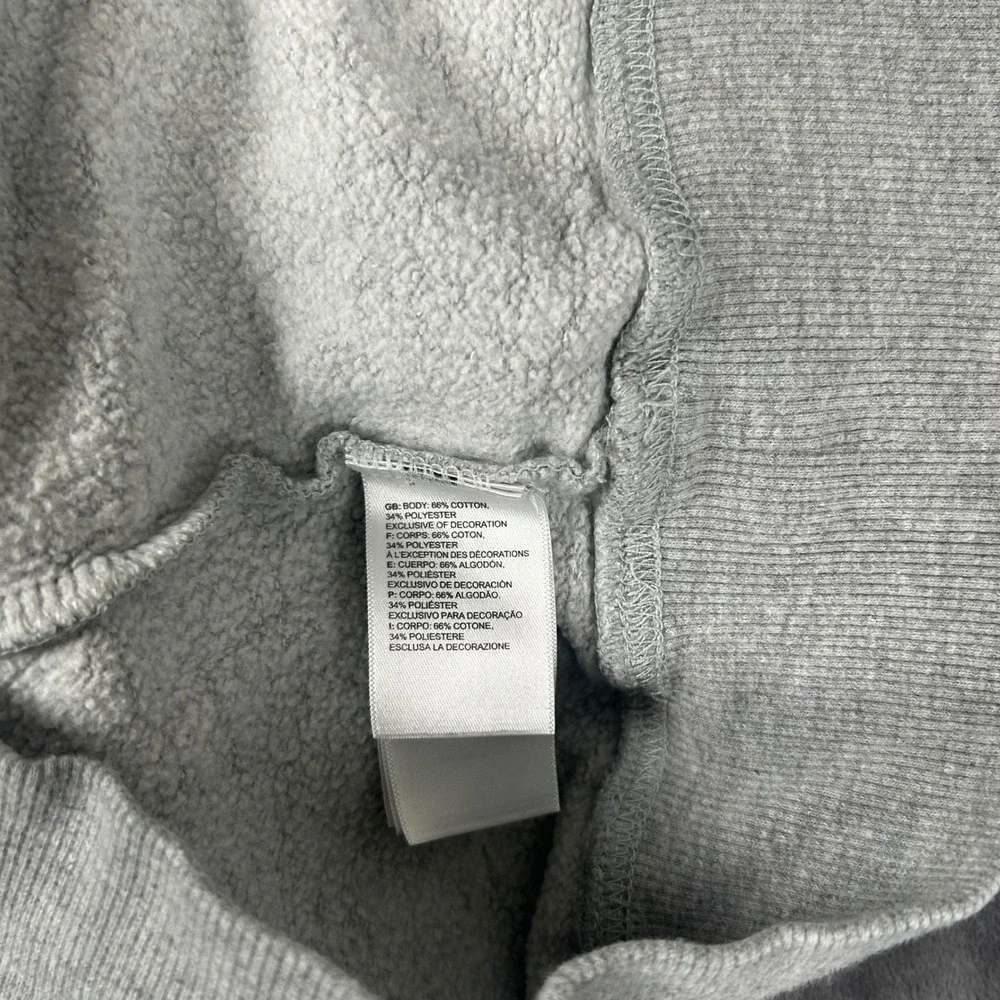 The North Face Hoodie Mens M Gray Half Dome Logo Pullover Sweatshirt